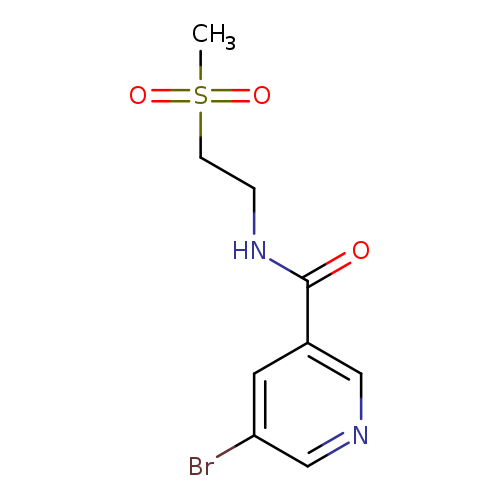 5-Bromo-N-(2-(methylsulfonyl)ethyl)nicotinamide