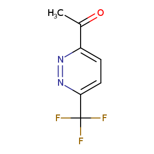 1-[6-(trifluoromethyl)pyridazin-3-yl]ethanone