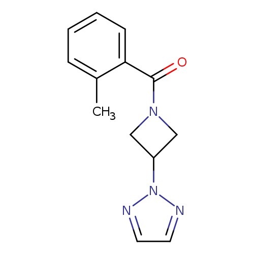 2-[1-(2-methylbenzoyl)azetidin-3-yl]-2H-1,2,3-triazole