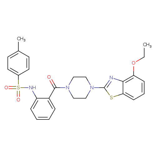 N-{2-[4-(4-ethoxy-1,3-benzothiazol-2-yl)piperazine-1-carbonyl]phenyl}-4-methylbenzene-1-sulfonamide