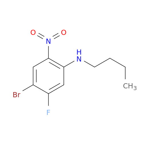 4-Bromo-N-butyl-5-fluoro-2-nitroaniline
