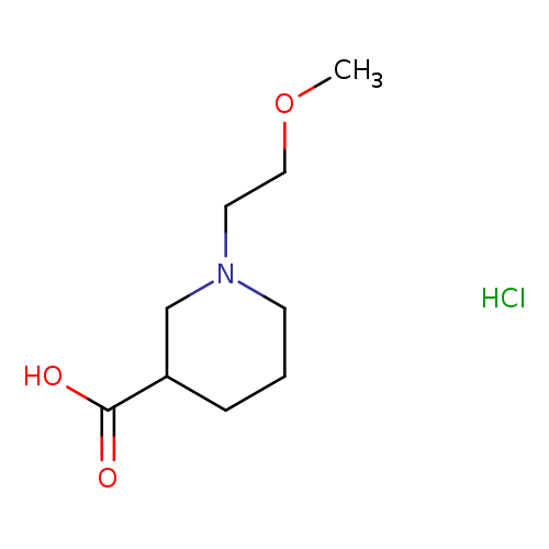 1-(2-Methoxyethyl)piperidine-3-carboxylic acid hydrochloride