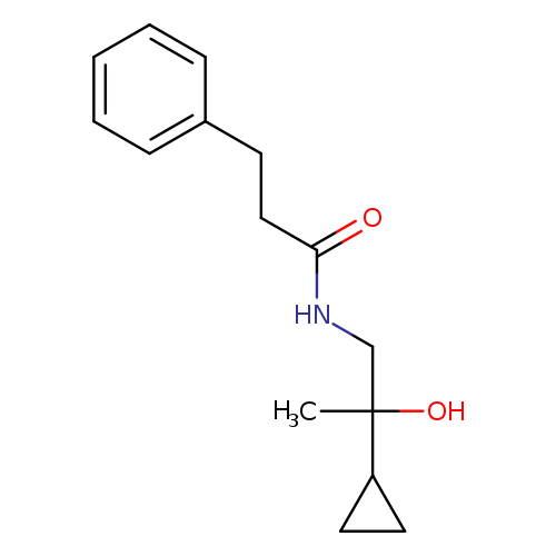 N-(2-cyclopropyl-2-hydroxypropyl)-3-phenylpropanamide