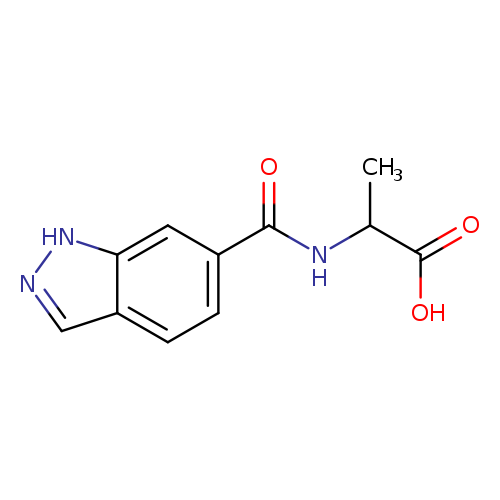 2-(1H-indazol-6-ylformamido)propanoic acid