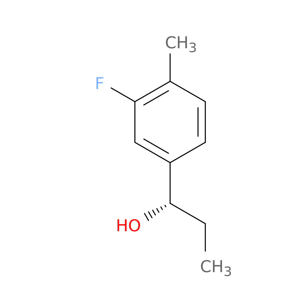 (1S)-1-(3-fluoro-4-methylphenyl)propan-1-ol