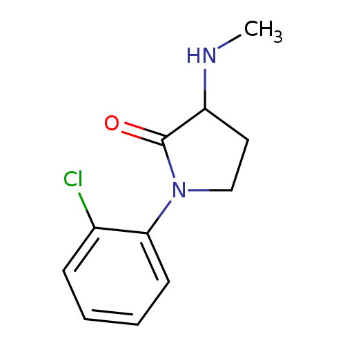 1-(2-chlorophenyl)-3-(methylamino)pyrrolidin-2-one