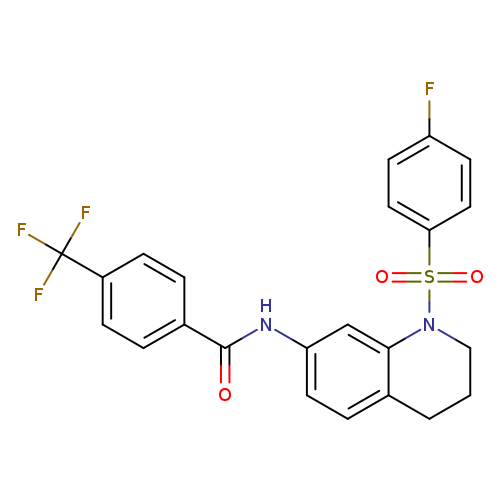 N-[1-(4-fluorobenzenesulfonyl)-1,2,3,4-tetrahydroquinolin-7-yl]-4-(trifluoromethyl)benzamide