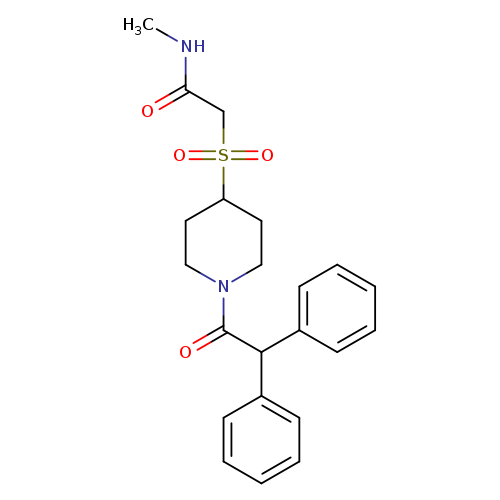 2-{[1-(2,2-diphenylacetyl)piperidin-4-yl]sulfonyl}-N-methylacetamide