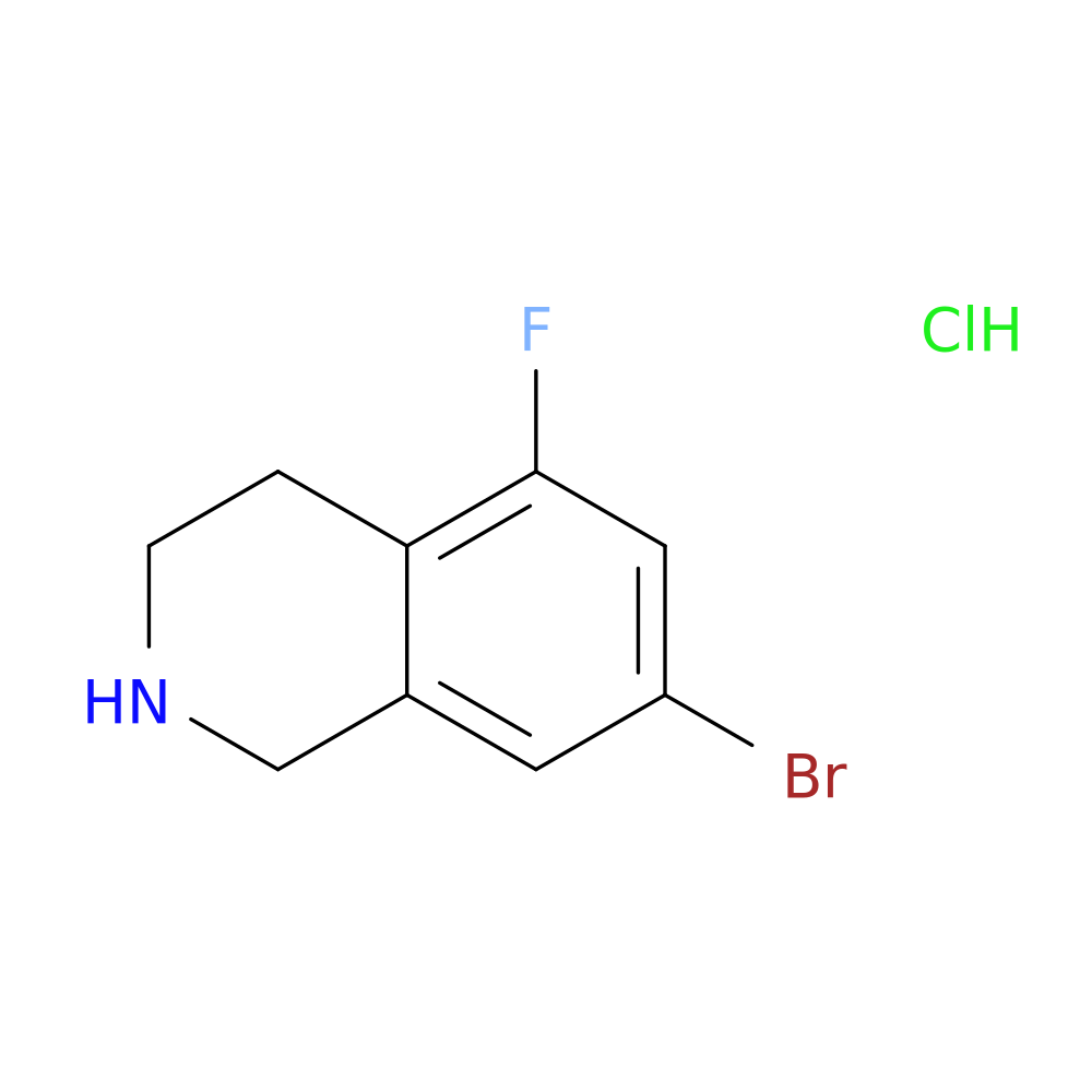 7-Bromo-5-fluoro-1,2,3,4-tetrahydro-isoquinoline hydrochloride