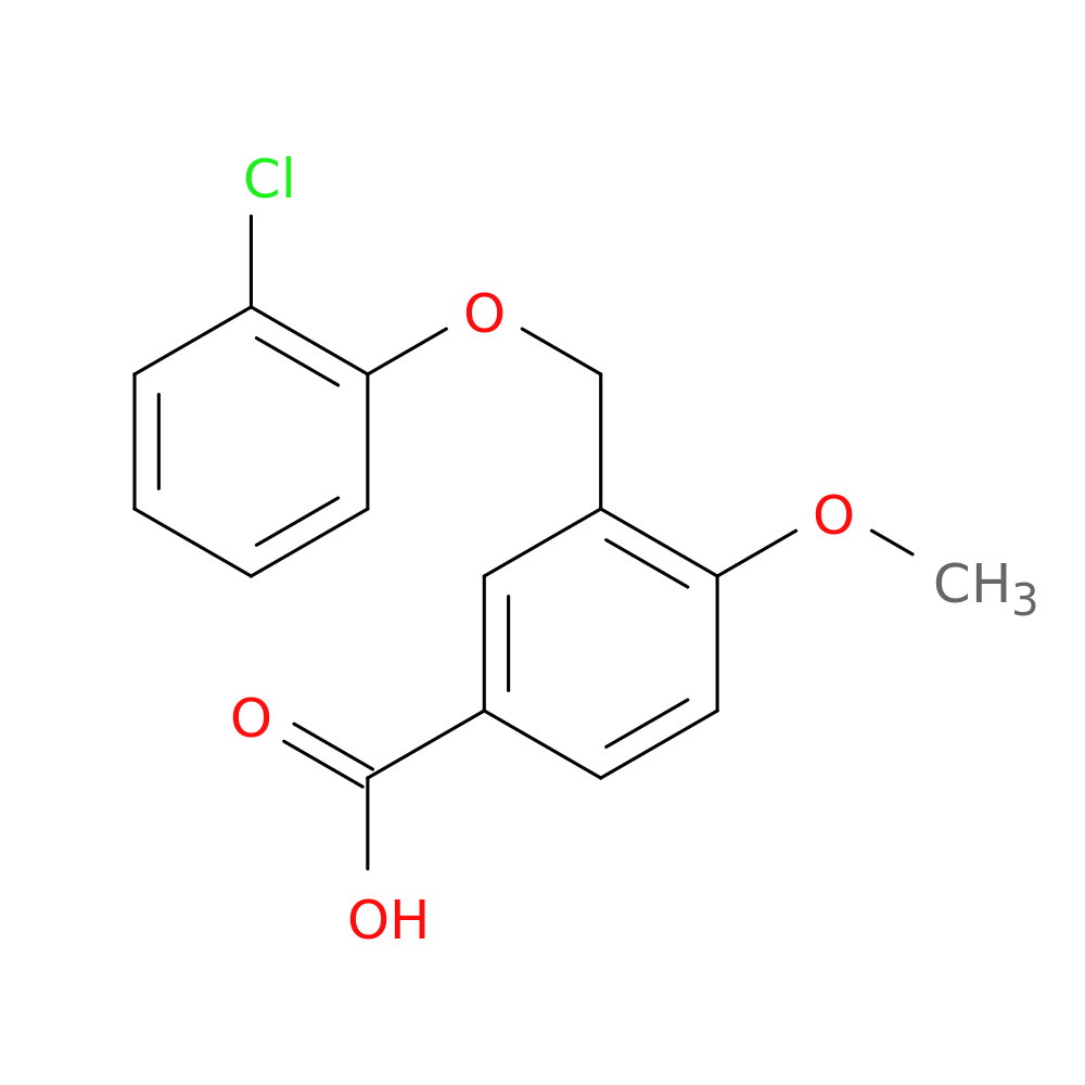 3-[(2-chlorophenoxy)methyl]-4-methoxybenzoic acid
