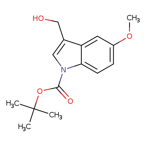 3-Hydroxymethyl-5-methoxyindole-1-carboxylic acid tert-butyl ester