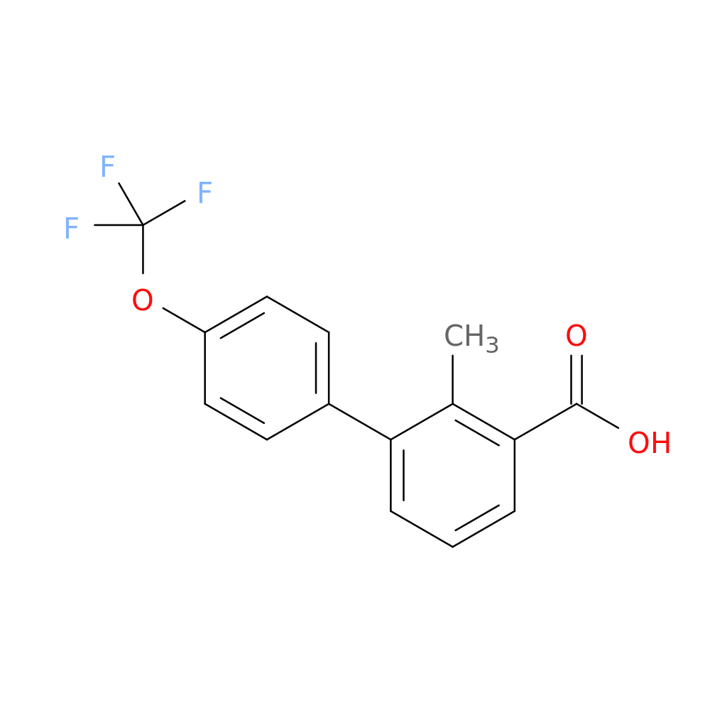 2-Methyl-3-(4-trifluoromethoxyphenyl)benzoic acid