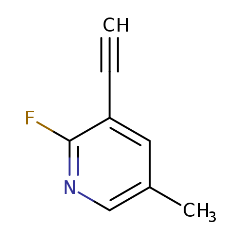 3-ethynyl-2-fluoro-5-methylpyridine