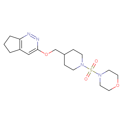 4-{[4-({5H,6H,7H-cyclopenta[c]pyridazin-3-yloxy}methyl)piperidin-1-yl]sulfonyl}morpholine