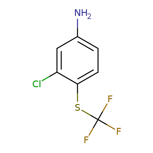 3-CHLORO-4-((TRIFLUOROMETHYL)THIO)ANILINE