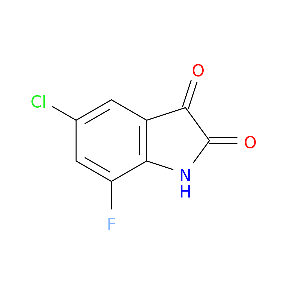 5-Chloro-7-fluoro-2,3-dihydro-1H-indole-2,3-dione