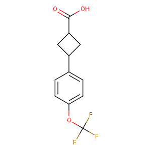 3-[4-(trifluoromethoxy)phenyl]cyclobutane-1-carboxylic acid