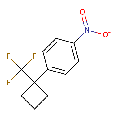 1-nitro-4-[1-(trifluoromethyl)cyclobutyl]benzene