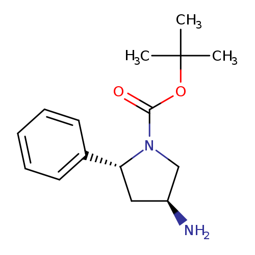 rac-tert-butyl (2R,4S)-4-amino-2-phenylpyrrolidine-1-carboxylate