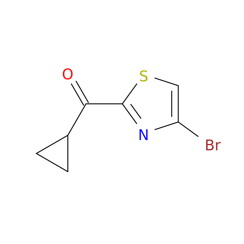 4-bromo-2-cyclopropanecarbonyl-1,3-thiazole