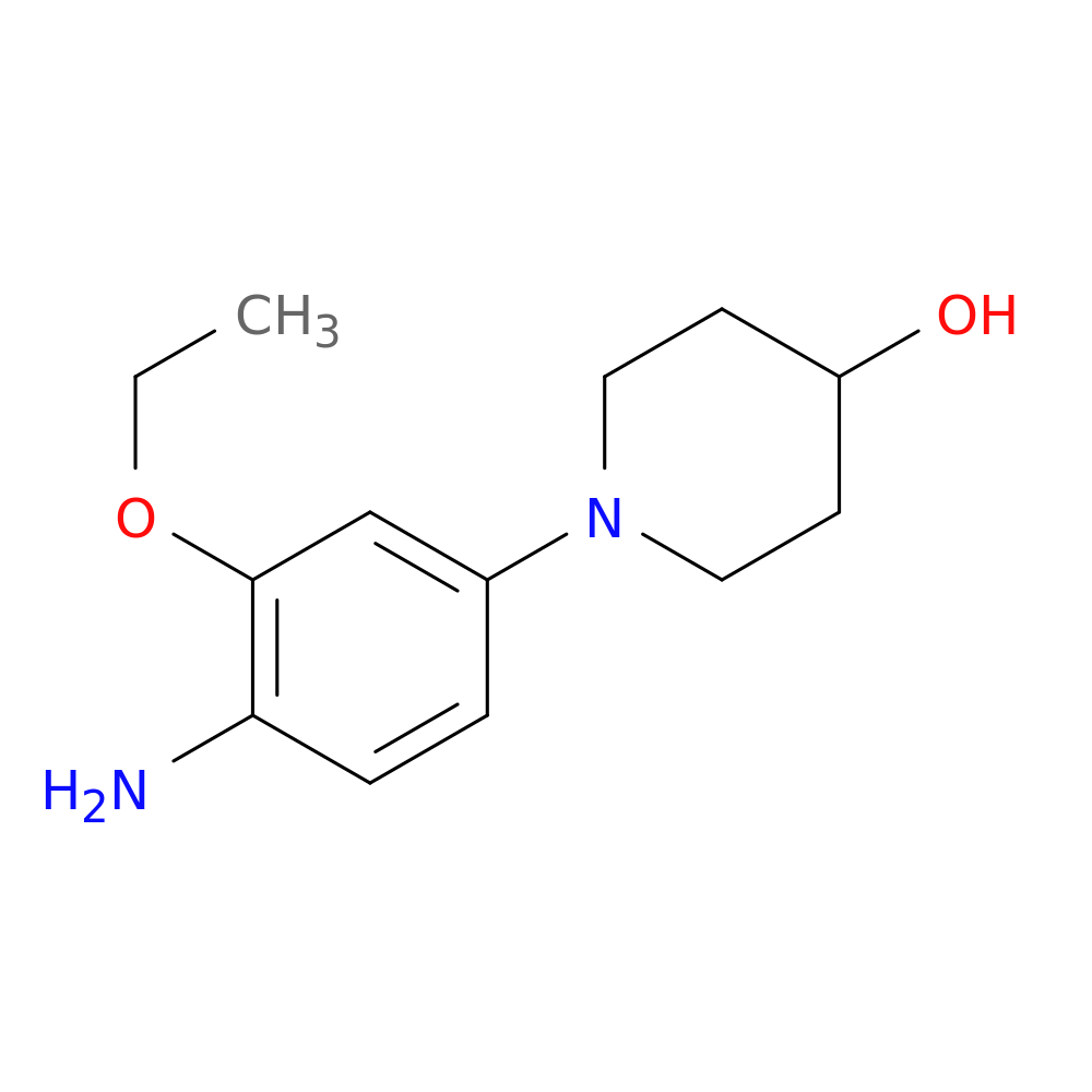 1-(4-Amino-3-ethoxyphenyl)piperidin-4-ol