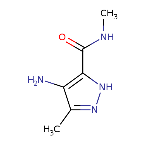 1H-Pyrazole-3-carboxamide,  4-amino-N,5-dimethyl-