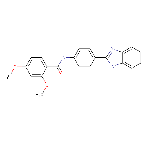 N-(4-(1H-benzo[d]imidazol-2-yl)phenyl)-2,4-dimethoxybenzamide