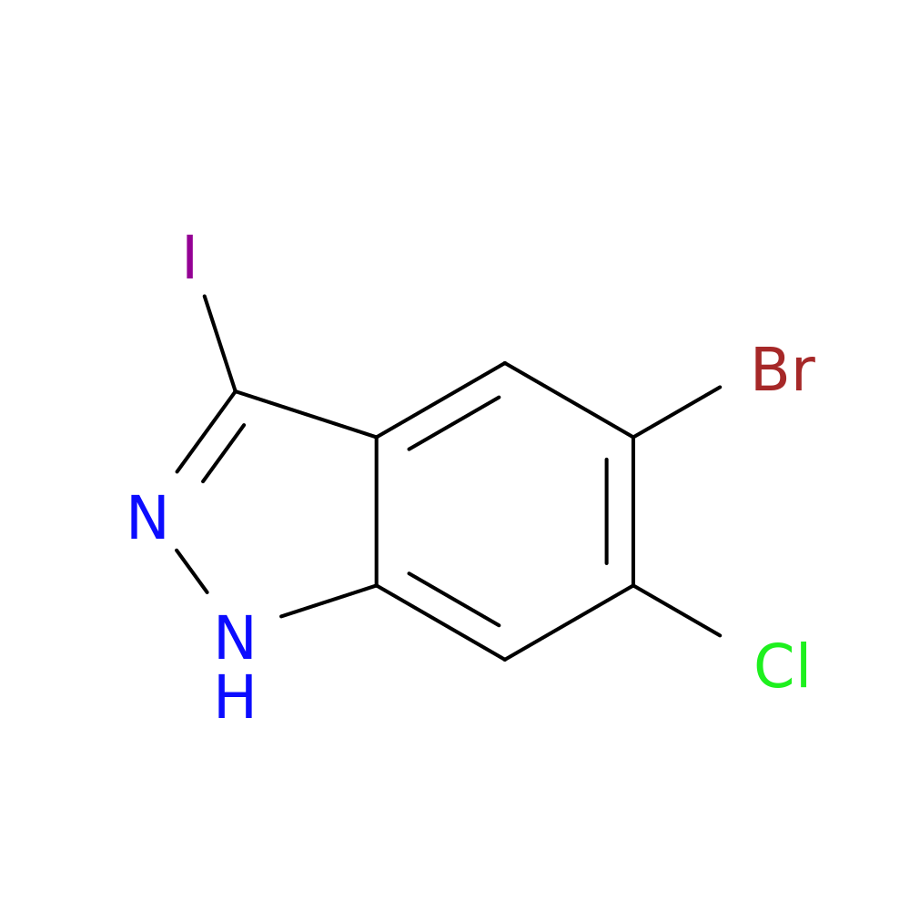 5-Bromo-6-chloro-3-iodo-1H-indazole