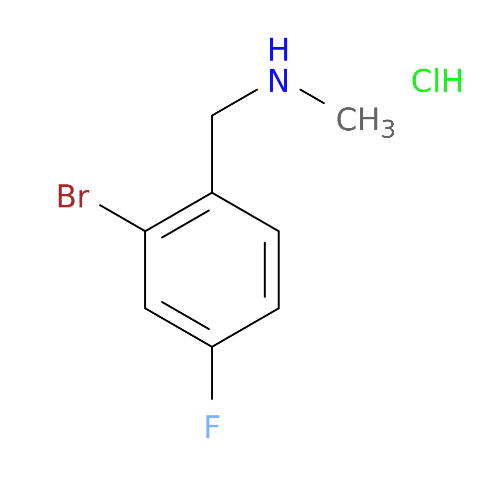 [(2-bromo-4-fluorophenyl)methyl](methyl)amine hydrochloride