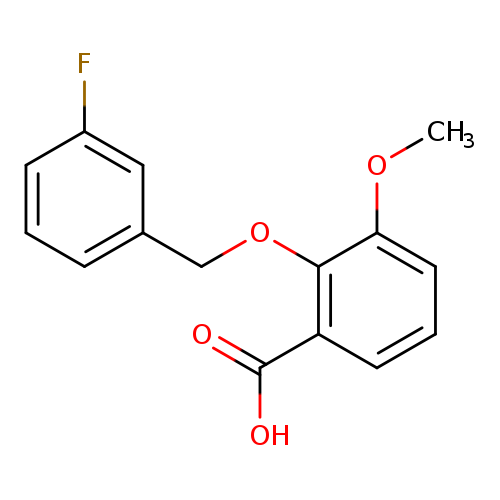 2-[(3-Fluorobenzyl)oxy]-3-methoxybenzoic acid