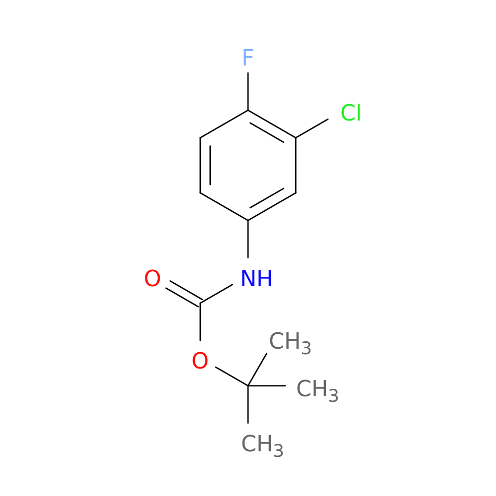 tert-Butyl (3-chloro-4-fluorophenyl)carbamate