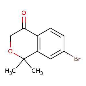 7-bromo-1,1-dimethyl-3,4-dihydro-1H-2-benzopyran-4-one