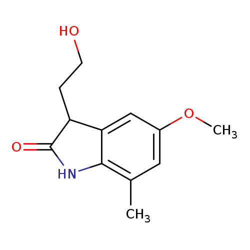 3-(2-hydroxyethyl)-5-methoxy-7-methyl-2,3-dihydro-1H-indol-2-one