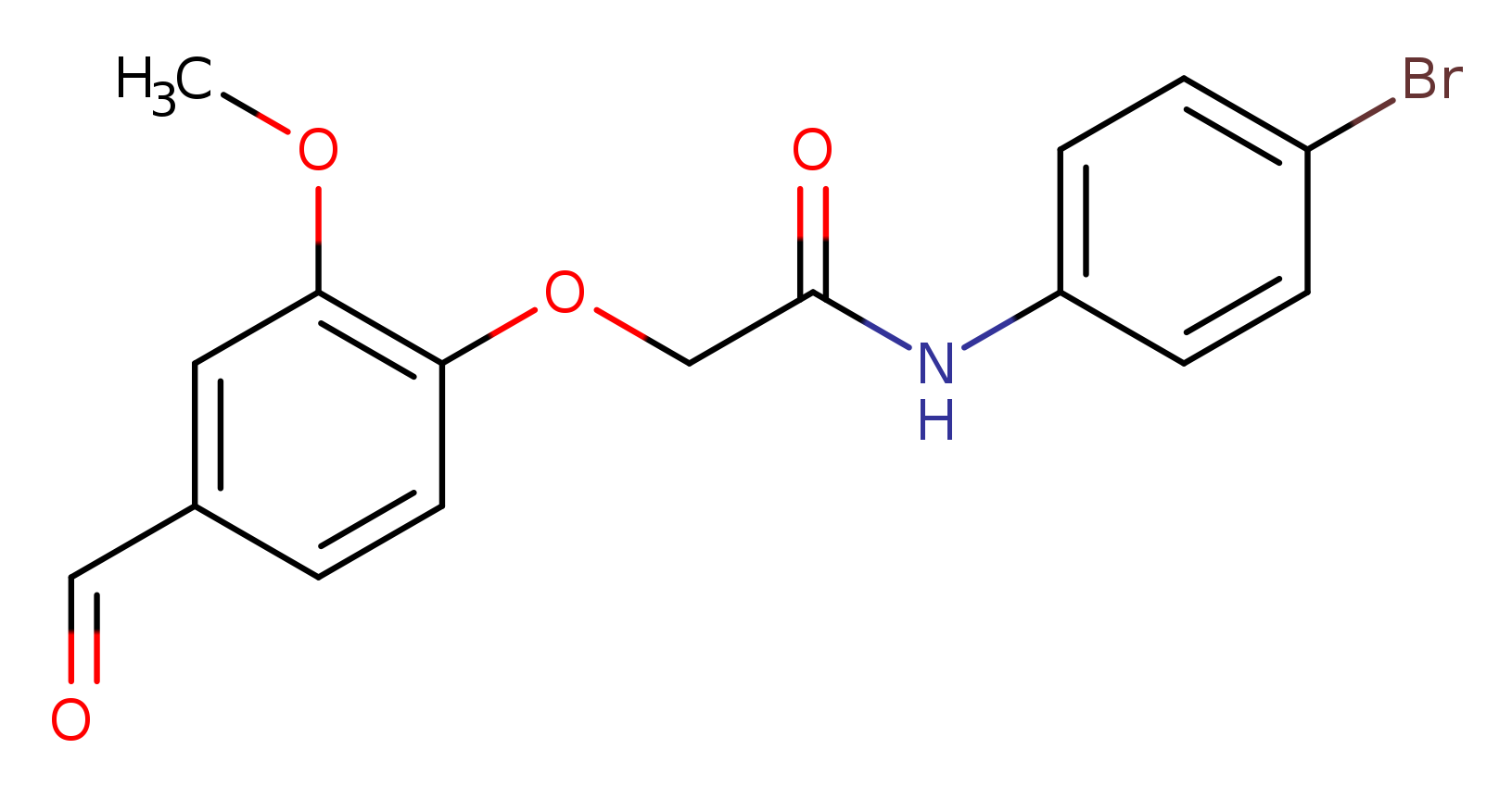 N-(4-Bromophenyl)-2-(4-formyl-2-methoxyphenoxy)acetamide