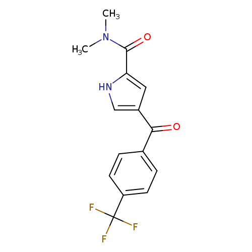 N,N-dimethyl-4-[4-(trifluoromethyl)benzoyl]-1H-pyrrole-2-carboxamide