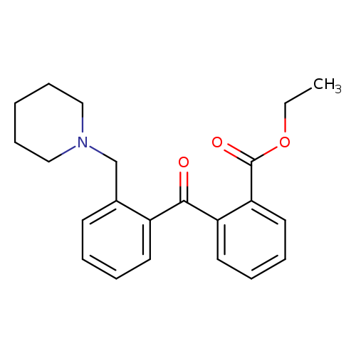2-Carboethoxy-2'-piperidinomethyl benzophenone