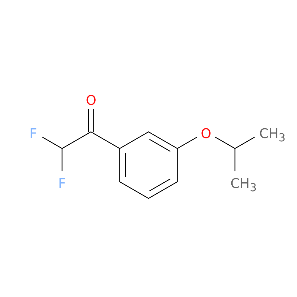 2,2-difluoro-1-[3-(propan-2-yloxy)phenyl]ethan-1-one