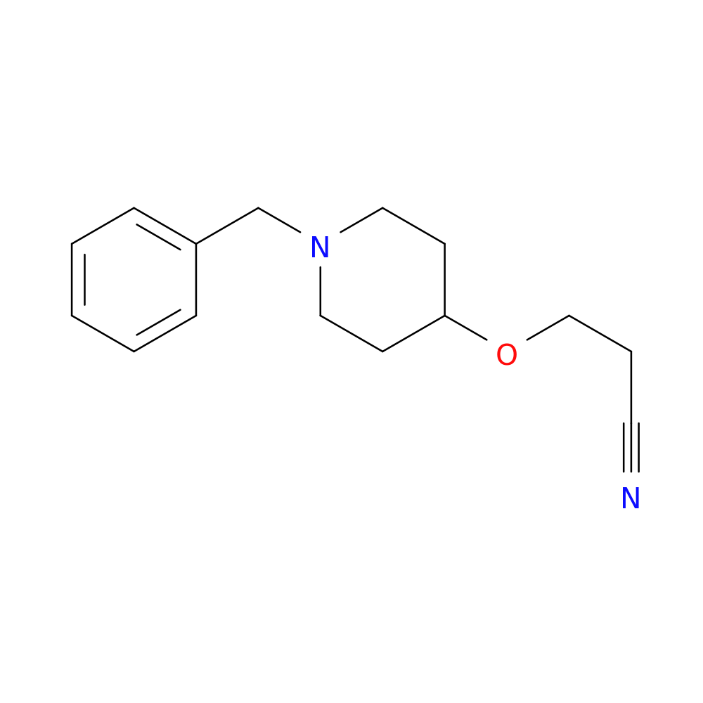 3-((1-Benzylpiperidin-4-yl)oxy)propanenitrile
