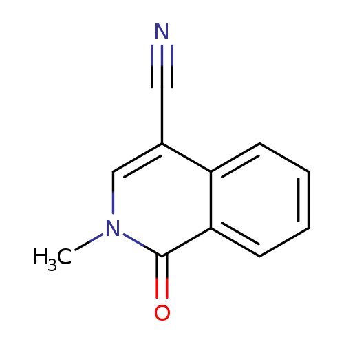 2-methyl-1-oxo-1,2-dihydroisoquinoline-4-carbonitrile