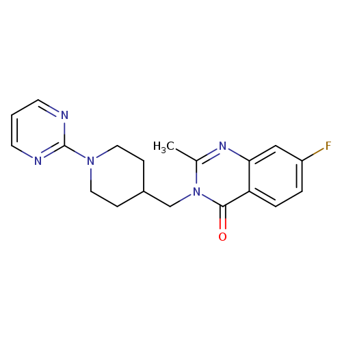 7-fluoro-2-methyl-3-{[1-(pyrimidin-2-yl)piperidin-4-yl]methyl}-3,4-dihydroquinazolin-4-one
