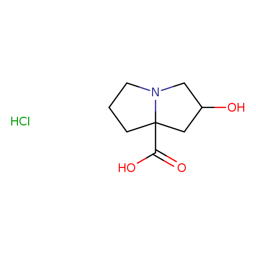 2-hydroxy-hexahydro-1H-pyrrolizine-7a-carboxylic acid hydrochloride, Mixture of diastereomers