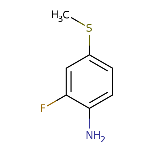 Benzenamine, 2-​fluoro-​4-​(methylthio)​-