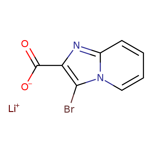 lithium(1+) ion 3-bromoimidazo[1,2-a]pyridine-2-carboxylate