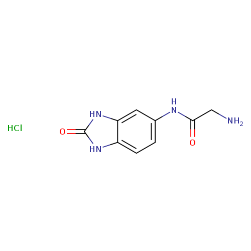 2-Amino-n-(2-oxo-2,3-dihydro-1h-benzimidazol-5-yl)acetamide hydrochloride