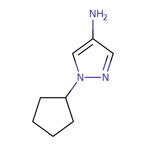 1-Cyclopentyl-1h-pyrazol-4-amine hcl