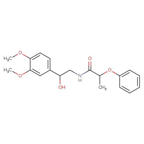 N-[2-(3,4-dimethoxyphenyl)-2-hydroxyethyl]-2-phenoxypropanamide