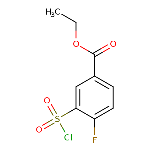 ethyl 3-(chlorosulfonyl)-4-fluorobenzoate