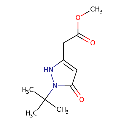 Methyl 2-(1-tert-butyl-5-oxo-2,5-dihydro-1H-pyrazol-3-yl)acetate