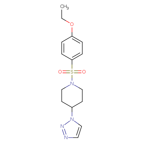 1-(4-ethoxybenzenesulfonyl)-4-(1H-1,2,3-triazol-1-yl)piperidine