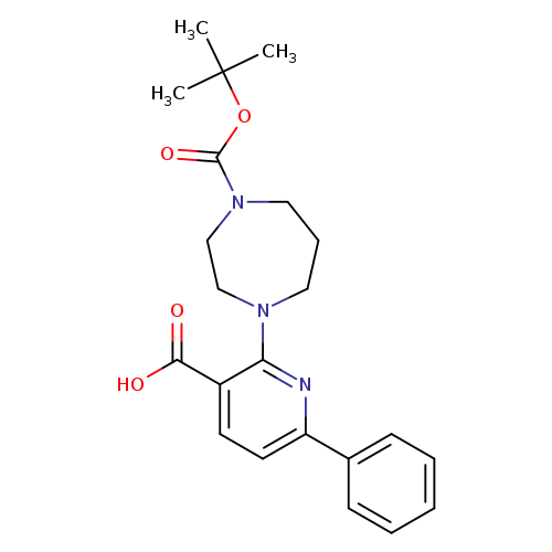 2-{4-[(tert-butoxy)carbonyl]-1,4-diazepan-1-yl}-6-phenylpyridine-3-carboxylic acid